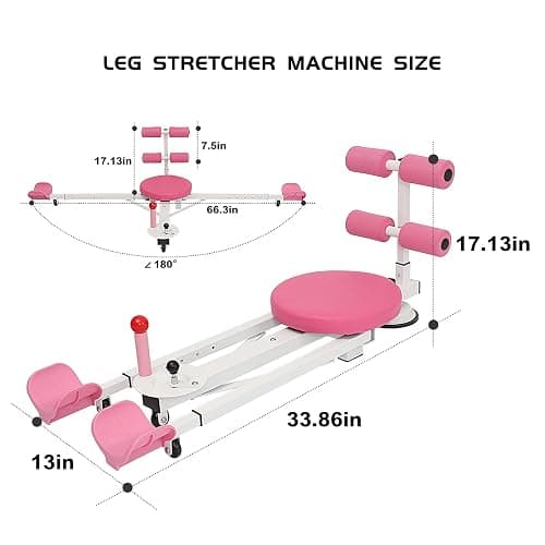 Split Machine, Leg Stretcher Split Machine for Flexibility & Stretching - Adjustable Leg Split Equipment for Ballet, Yoga, Dance, Gymnastics Training thumbnail 6