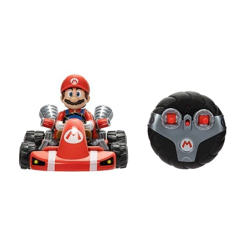 Super Mario BROS. Movie Rumble Kart RC Racer – 2.4GHz Full-Function Remote Control Car – Lights, Sounds, Spinning Action – 100ft Range – Ages 4+ thumbnail 10