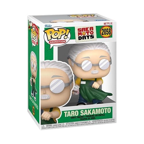 Funko Pop! Animation: Sakamoto Days - Taro Sakamoto - 1/6 Odds for Rare Chase Variant - Collectable Vinyl Figure - Gift Idea - Official Merchandise - Toys for Kids & Adults - Anime Fans - Image 1