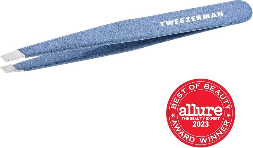 Tweezerman Slant Tweezer – Tweezerman Tweezers for Eyebrows Granite Sky thumbnail 6