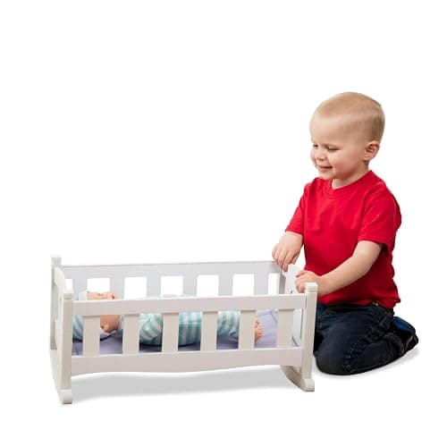 Melissa & Doug Mine to Love Wooden Play Cradle thumbnail 3
