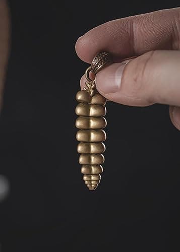 COPPERTIST.WU Rattlesnake Tail Pendant for Necklace Fidget Jewelry Rattle Gift for Women Men Snake Lovers thumbnail 4