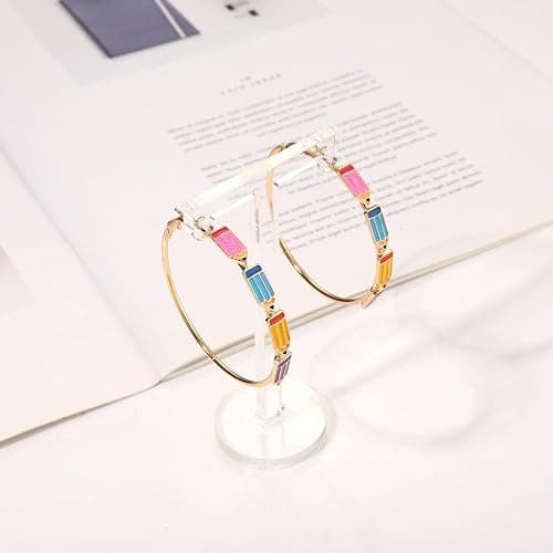 BVGA Teacher Earrings for Women Book Pencil Hoop Earrings Teacher Jewelry Appreciation Gifts Back to School Outfits Accessories thumbnail 5