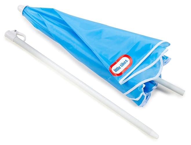 Little Tikes Easy Store Jr. Picnic Table with Umbrella - Blue / Green thumbnail 5