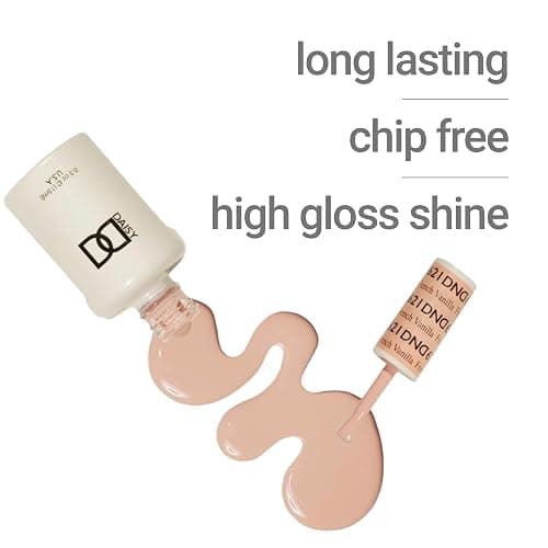 DND Gel Polish Set, White Collection, UV/LED GelPolish and Air Dry Nail Lacquer, Matching Chip-Free Polish Duo, 0.5 Fl Oz Each thumbnail 3