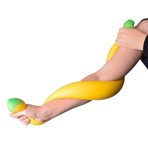 Toymendous Laffy Snacks - Squishy Banana Stress Toy - Ages 3+ | Thermoplastic Rubber, 15.5 in Long, 6.4 in Wide, Stretches Up To 6 ft, Returns To Original Shape, Fruit Theme thumbnail 6