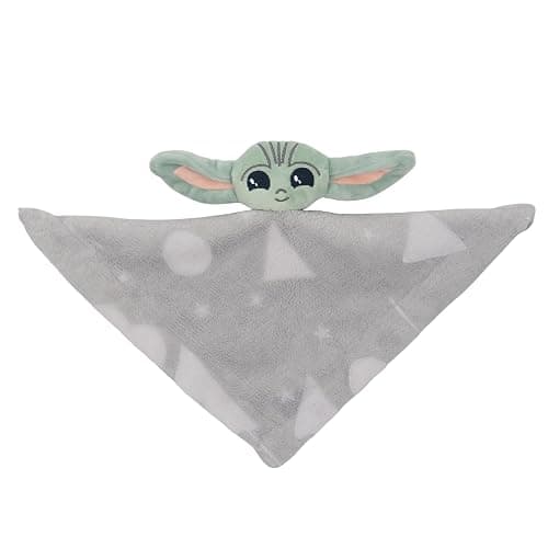 Lambs & Ivy Star Wars Baby Yoda/The Child Swaddle Blanket & Lovey Gift Set thumbnail 7