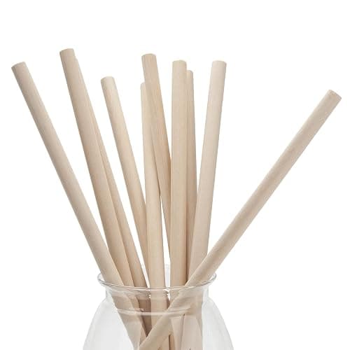 Wooden Dowel Rods Wood Dowels, 10PCS 1/2 x 12 Round Wooden Sticks for Crafts, Macrame Dowels, Unfinished Hardwood Sticks for Crafting, Arts and DIYers, Tiered Cake Support and Wedding Ribbon Wands thumbnail 4