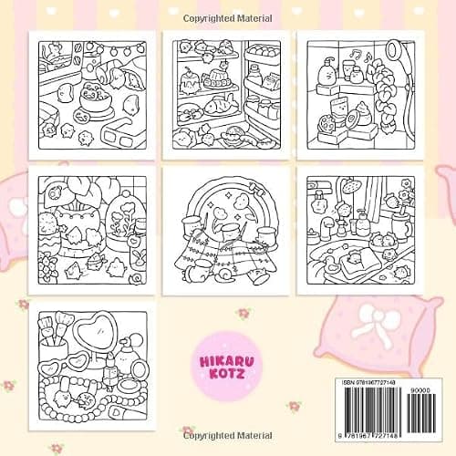 Tiny Corner: Cute and Cozy Coloring Book for Adults and Teens thumbnail 2