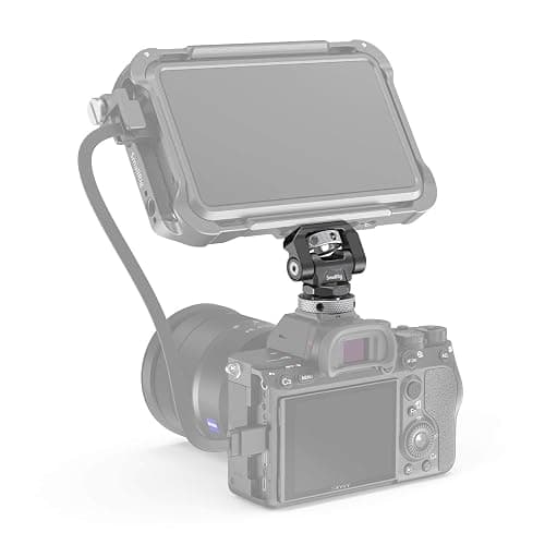 (Mise à Niveau) SMALLRIG Support de Moniteur avec Cold Shoe, Réglable Pivotant à 360° et Inclinable à 180° avec Goupilles de Positionnement Rebondissantes pour Moniteurs 5" et 7" - 2905B thumbnail 9