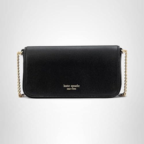 kate spade new york Women's Devin Colorblocked Saffiano Leather Flap Chain Wallet thumbnail 8