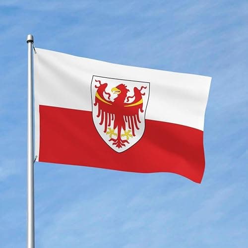 Khjnrv South Tyrol Flag Double Sided Outdoor Home Garden Flag Decor Yard Banner 3x5 Ft Green-White-Red Polyester thumbnail 4