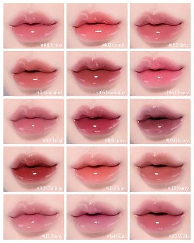 CORLAHAZE Glow Lock Jelly Tint 101 Chou 4g, Hydrating Jelly Glow Lip Stain, Glass-Like Shine Lip Gloss, Long-Lasting Color, Moisturizing Lip Enhancer, Collectible Lock-Shaped Design, Korean Makeup thumbnail 9