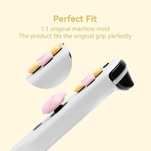 Yocore Cute Switch D-Pad Button Caps Silicone Thumb Grips Set, ABXY Key Buttons Sticker Joystick Cover Caps for Nintendo Switch/OLED - Pink Yellow Stars thumbnail 3