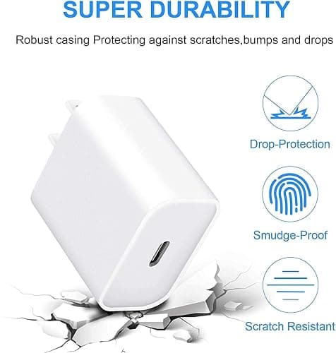 Abysssea Charger Cable for AirPods Pro Wireless Earbuds, AirPods (2nd/3nd Generation), AirPod Max Wireless Over-Ear Headphones Charging Cord Power Adapter (5ft) thumbnail 5