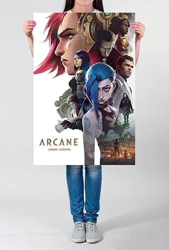 CINEMAFLIX Arcane LOL Game Poster Wall Art Measures 24 x 36 inches (unframed) thumbnail 2