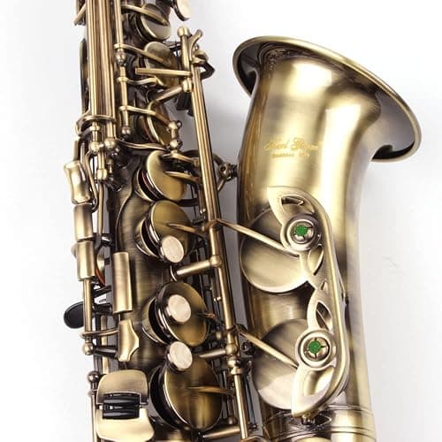 Karl Glaser Alt Saxophon Antik Bronce mit Koffer thumbnail 3