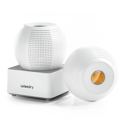 Rechargeable White Mini Dehumidifier - Image 1