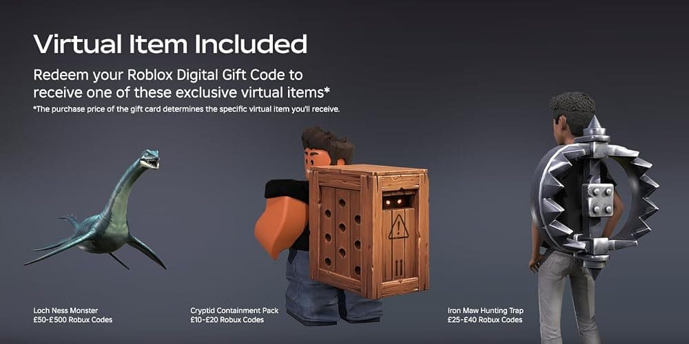 Roblox Gift Card - 2,000 Robux [Includes Exclusive Virtual Item] [Online Game Code] thumbnail 2