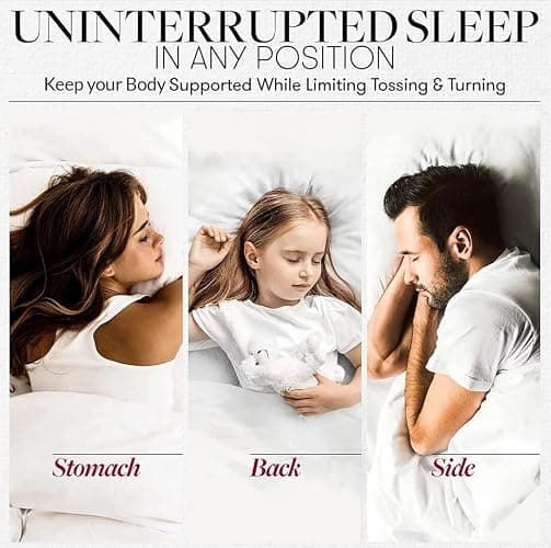 Beckham Hotel Collection Bed Pillows Standard/Queen Size Set of 2 - Original Soft Down Alternative Pillow for Sleeping - Soft Support for Back, Stomach or Side Sleepers thumbnail 10