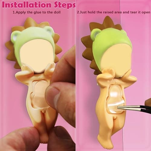 Adhesive Tape for Sonny Angel Hipper - 108PCS Double Sided Clear Glue Sticky Putty Pads Custom Fit Sonny Angels Stick Replacement thumbnail 4