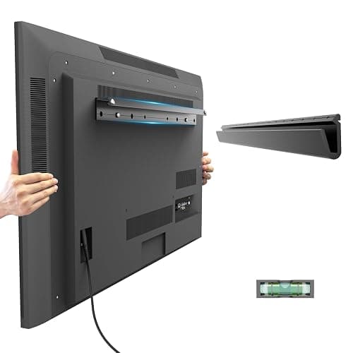 No Drill Drywall TV Mount, No Stud TV Wall Mount for Most Brand 22-55 Inch TVs up to 100 lbs, Easy Install No Stud Studless TVs Wall Mount, Include All Hardware- Level Bubble Meter - Image 1