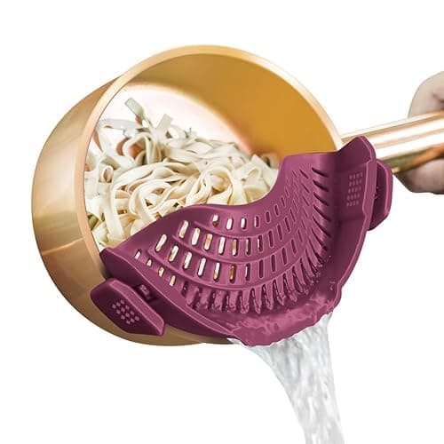 AUOON Silicone Clip on Strainer