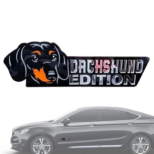 Dog Emblem for Car, Edition, Acrylic Car Badge Stickers, Outdoor Emblems for Car, Truck, RV, Boat, Car ID Stickers, Decoration | 3D Funny Dogs Acrylic Automotive Badge 3D Funny Automotive Exterior Decoration Decals Stickers for Trucks, RVs, Boats thumbnail 7