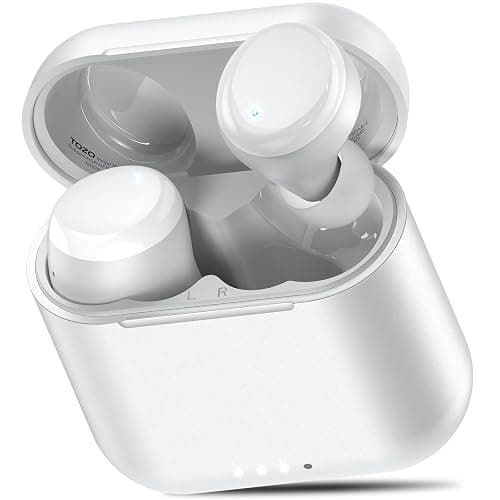 TOZO T6 Wireless Earbuds, IPX8 Waterproof Ear Buds, Stereo Bass Sound Bluetooth 5.3 Headphones in Ear, 50 Hours Playtime Earphones, Wireless Charging Case, Custom 32 EQ via APP - Image 1