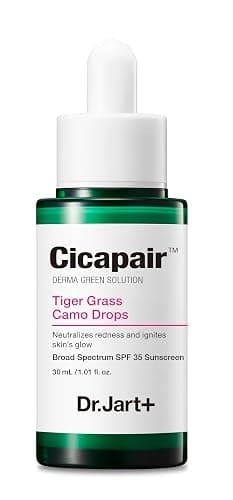 Dr.Jart+ Cicapair Tiger Grass Camo Drops Tinted Serum SPF 35 with Centella Asiatica | Skin Tint | Korean Skin Care Makeup Hybrid, 1.01 Fl Oz - Image 1