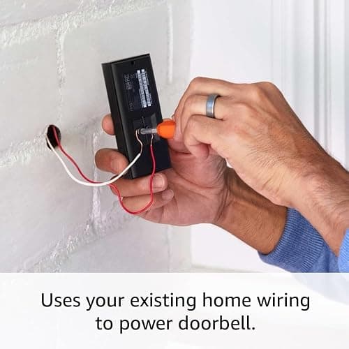 Ring Video Wired Doorbell (newest model), Home or business security, Two-Way Talk, advanced motion detection, HD camera and real-time alerts to monitor your front door (wiring required) thumbnail 2