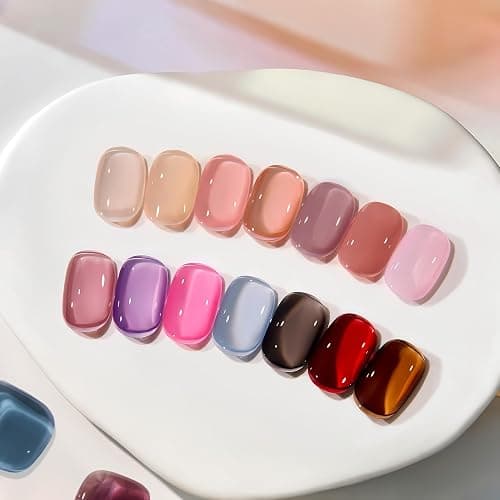 MAYCHAO 15ML Jelly Green Gel Nail Polish 1Pc Transparent Green Gel Polish Soak Off UV LED Translucent Nail Varnish Neutral Color for Nail Art Starter Manicure Salon DIY at Home, 0.5 OZ thumbnail 6