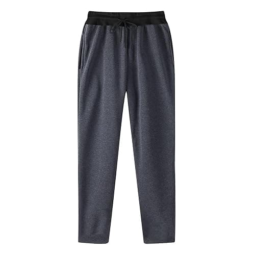Boys Baggy Sweatpants Straight Leg Athletic Joggers Kids Youth Open Bottom Pants Teen Summer Biker Sweat Pants with Pockets thumbnail 5
