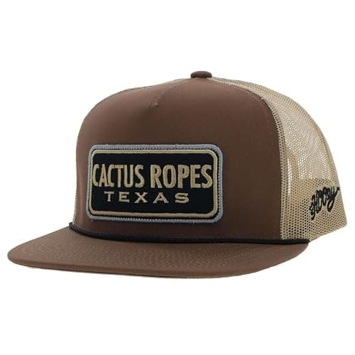 HOOEY Adjustable Snapback Trucker Hat with Cactus Ropes Logo - Image 1