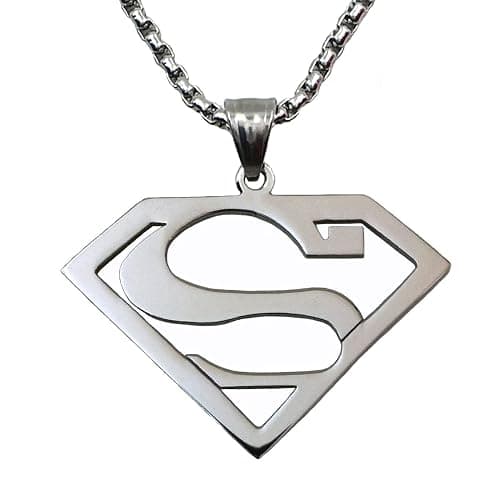 Tapp Collections Stainless Steel Superhero Pendant Necklace - Image 1