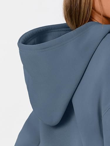 WYNNQUE Hoodies for Women Oversized Sweatshirts Fall Fashion Outfits 2026 Casual Sweaters Tops Fleece Workout Winter Clothes thumbnail 5