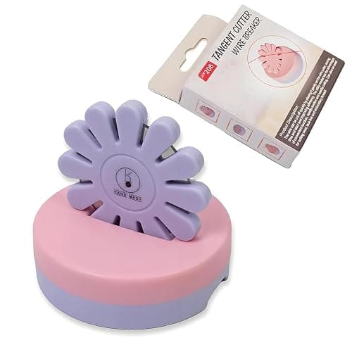 Thread Cutter Thread Cutting Tools Quilting Supplies for Sewing Seam Magnetic Pins Holder-Purple(The Blade is not Removable) - Image 1