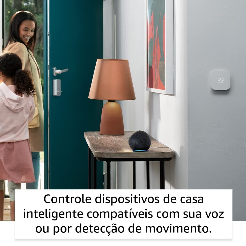 Echo Dot (Última geração) | O Echo Dot com o melhor som já lançado | Cor Preta thumbnail 6