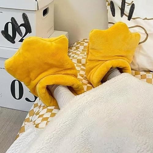 Adult Duck Pajamas, Funny Goose Costume Hoodie Blanket, Soft Wearable Animal Onesie with Feet Slippers, for Cosplay Parties thumbnail 6