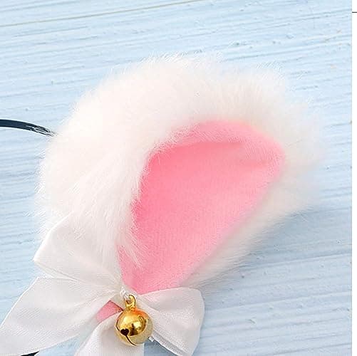 Faylay Cosplay Women Plush Furry Cat Ears Headwear Accessory for Party thumbnail 3