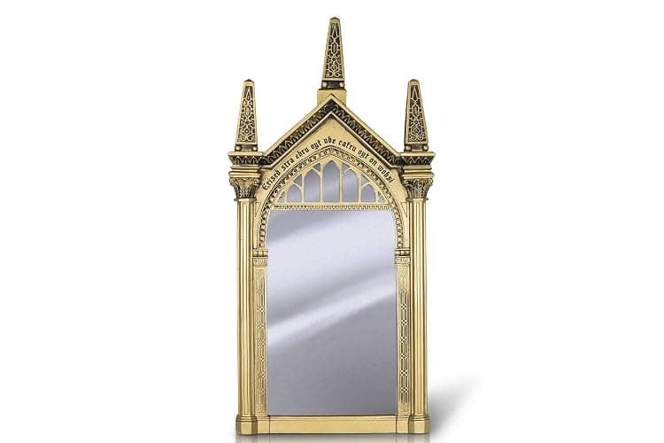 Harry Potter Replica Mirror of Erised Wall Decor | Hanging Mirror For Entryway, Living Room, Bedroom | Collectible Wizarding World Vanity Mirror | 25 x 10 Inches - Image 1