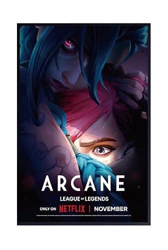 Jefuzh Anime Cartoon Arcane: League of Legends Season 2 TV Series Poster #1 - Matte Poster Frameless Gift 11 x 17 inch(28cm x 43cm),Noframe - Image 1