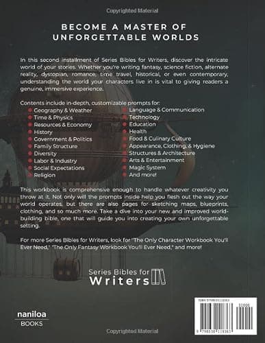 The Only World Building Workbook You'll Ever Need: Your New Setting Bible (Series Bibles for Writers) thumbnail 2