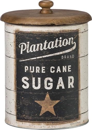 Primitives by Kathy 39060 Farmhouse Tin Canisters, Sugar/Coffee/Flour thumbnail 6