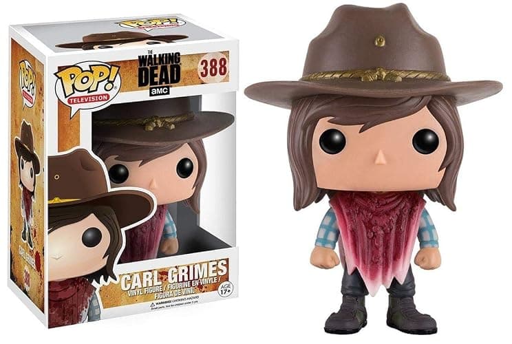 Funko POP Television: The Walking Dead - Carl Grimes Action Figure - Image 1