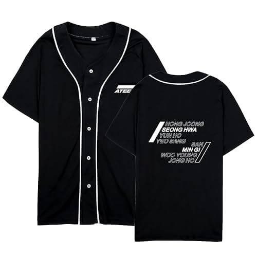 Xkpopfans Baseball Jersey T-Shirts Hong-Joong Seong-HWA Yun-Ho Tee Shirt - Image 1