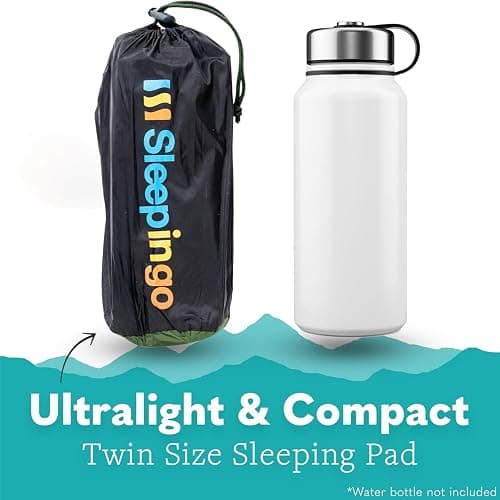 Sleepingo Ultralight Sleeping Mat - Inflatable & Compact Camping Air Mattress for Backpacking, Hiking- New thumbnail 6