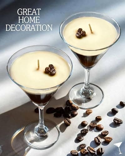 Taruzil Coffee Martini Candles Gifts for Women Men, Scented Candles Unique Gifts for Women Girl Friend Soy Wax Candles for Home, Bedroom,Coffee Bar Scented for Christmas, Birthday,Halloween thumbnail 2