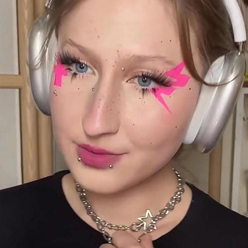 NOOEPC Face Gems Eyebrow Piercing Jewelry, Fake Piercings Fake Eyebrow Piercing Fake Lip Piercing y2k Accessories Nose Stud Eyebrow Stud, Non Piercing Nose Stick on Silver Belly Button Sticker thumbnail 9