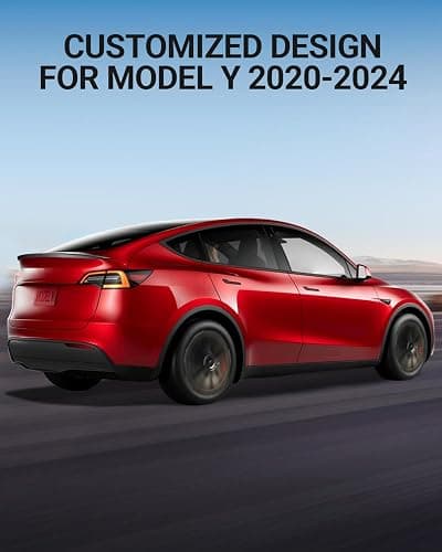BASENOR Tesla Model Y Spoiler ABS Material Rear Spoiler Wing OEM Rear Trunk Lip Model Y Accessories Matte Carbon Fiber Custom Fit 2020-2024 thumbnail 9
